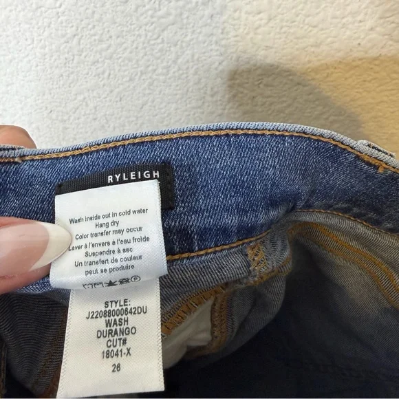 Veronica Beard Ryleigh High Rise with Front Yoke Jeans in Laguna Womens Size 26 - Picture 8 of 8